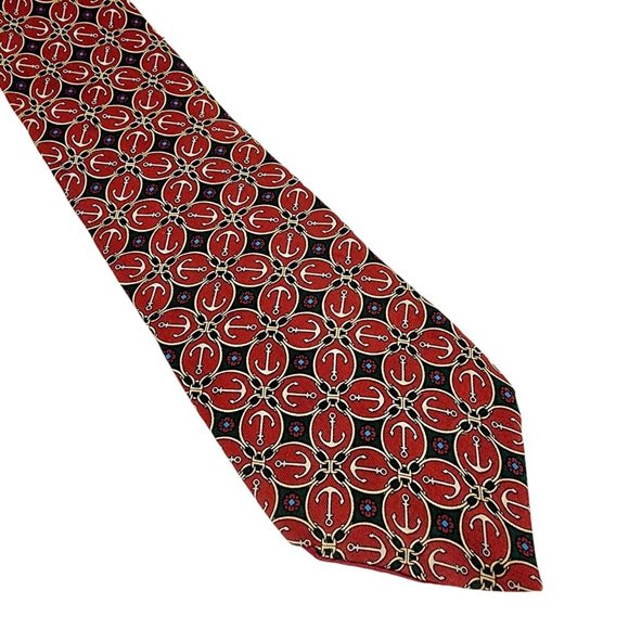 Gucci Anchor Horsebit Silk Tie - Picture 1 of 4